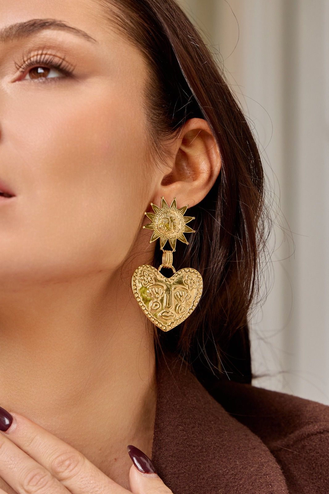 Boucles d'oreille Rosa